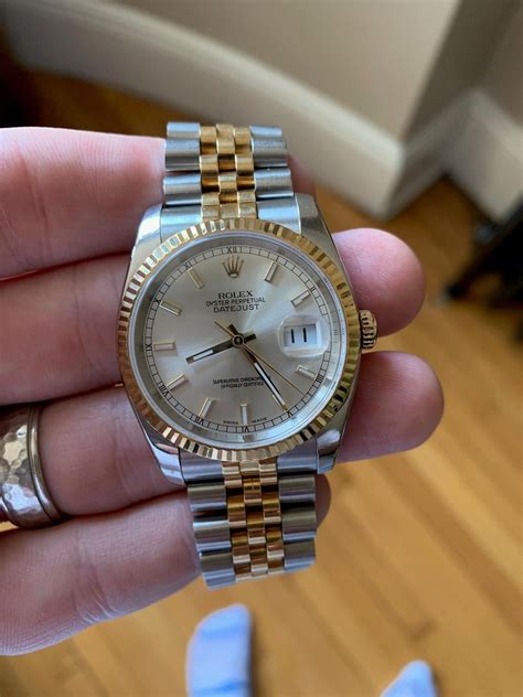 rolex oyster 36 mm oystersteel and yellow gold|rolex 36mm oyster perpetual datejust.